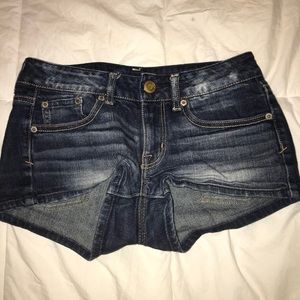 american eagle denim shorts